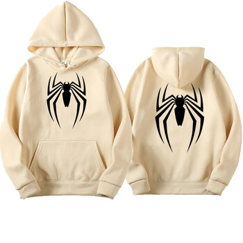 Spider Goth Y2k Essentials Hoodie Мъжки дрехи Мъжки суитшърт Суичър Ново в качулки и суичъри Мъжки дизайнерски дрехи