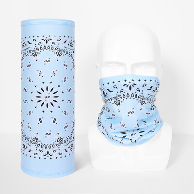 Férfi Női Sport Bandana Paisley Bandanna Fényvédő Kemping Túrasálak Szélálló arcvédő Símaszk Tube Magic Scalf