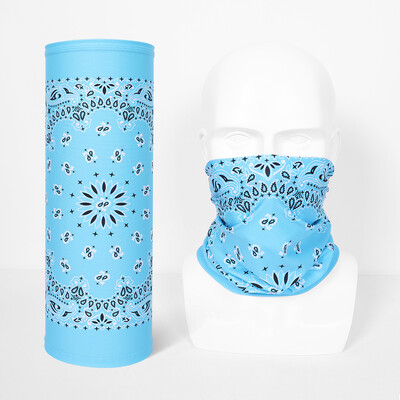 Férfi Női Sport Bandana Paisley Bandanna Fényvédő Kemping Túrasálak Szélálló arcvédő Símaszk Tube Magic Scalf