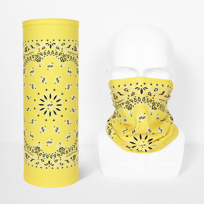Férfi Női Sport Bandana Paisley Bandanna Fényvédő Kemping Túrasálak Szélálló arcvédő Símaszk Tube Magic Scalf