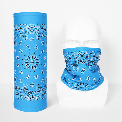 Férfi Női Sport Bandana Paisley Bandanna Fényvédő Kemping Túrasálak Szélálló arcvédő Símaszk Tube Magic Scalf