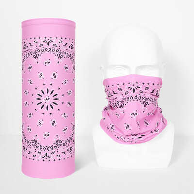 Férfi Női Sport Bandana Paisley Bandanna Fényvédő Kemping Túrasálak Szélálló arcvédő Símaszk Tube Magic Scalf