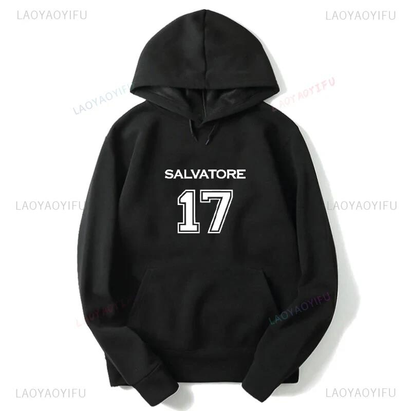 2024 Vampire Diaries Hoodie Unisex Hoodies μακρυμάνικο χειμερινό μπλουζάκι μπλουζάκι Boyfriend Gift Casual με κουκούλα Streetwear