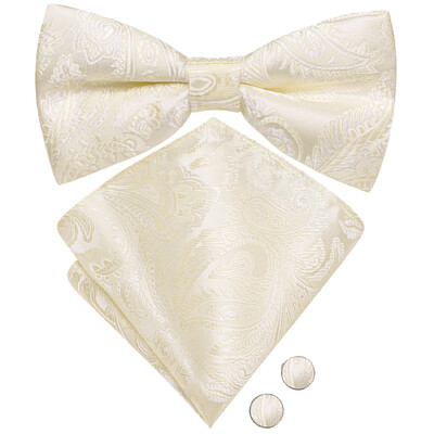 Ανδρικό παπιγιόν τσέρκι μαύρο μεταξωτό ανδρικό σετ μανικετόκουμπα τσέπης τετράγωνο παπιγιόν με λουλουδένιο κόμπο πεταλούδα για ανδρική επιχείρηση γάμου