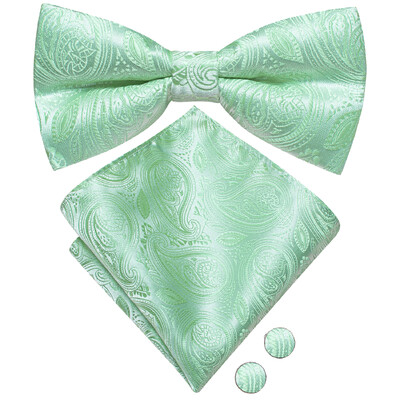 Ανδρικό παπιγιόν τσέρκι μαύρο μεταξωτό ανδρικό σετ μανικετόκουμπα τσέπης τετράγωνο παπιγιόν με λουλουδένιο κόμπο πεταλούδα για ανδρική επιχείρηση γάμου