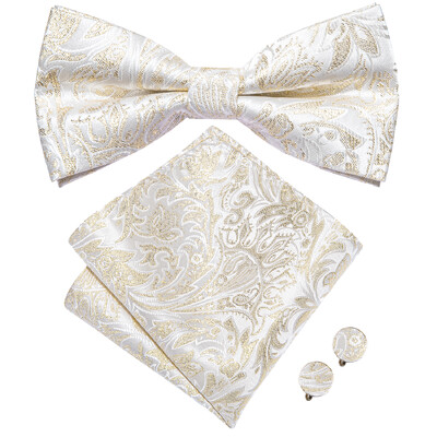 Ανδρικό παπιγιόν τσέρκι μαύρο μεταξωτό ανδρικό σετ μανικετόκουμπα τσέπης τετράγωνο παπιγιόν με λουλουδένιο κόμπο πεταλούδα για ανδρική επιχείρηση γάμου