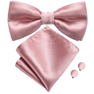 Ανδρικό παπιγιόν τσέρκι μαύρο μεταξωτό ανδρικό σετ μανικετόκουμπα τσέπης τετράγωνο παπιγιόν με λουλουδένιο κόμπο πεταλούδα για ανδρική επιχείρηση γάμου