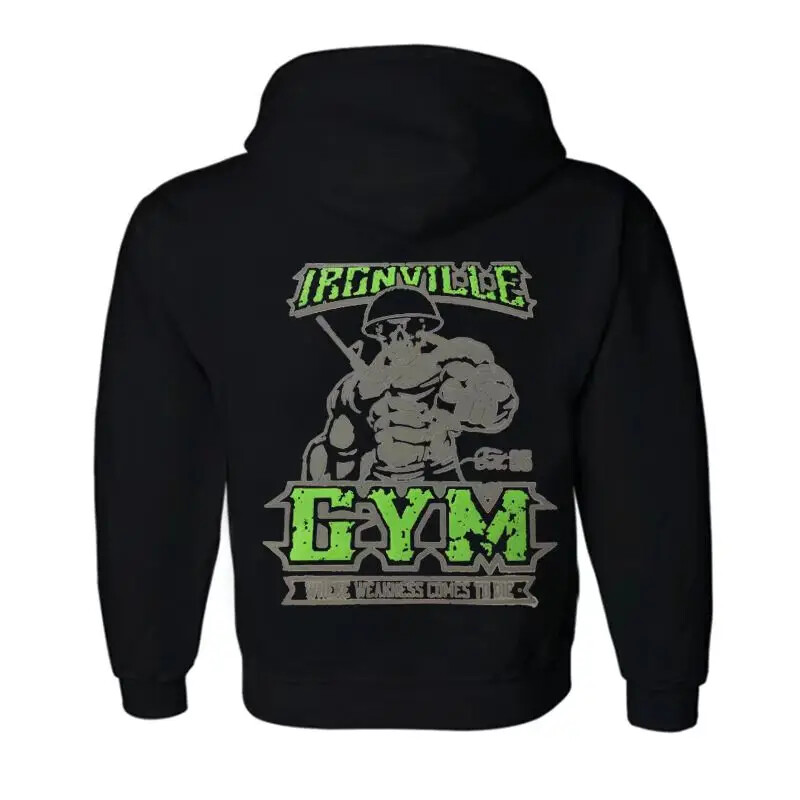 Jesenná a zimná mikina s kapucňou Jogger Fitness Fitness Bavlnená pánska mikina s kapucňou Módne oblečenie s potlačou Ležérna mikina s kapucňou