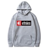 Vīriešu Etnies apdrukāta sieviešu kapuce, brīvs ikdienas apģērbs, modes apģērbs ar garām piedurknēm ar kapuci, džemperis, personības ielas apģērbs, sporta krekli