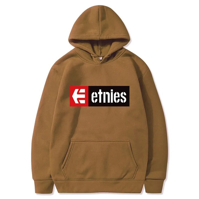 Vīriešu Etnies apdrukāta sieviešu kapuce, brīvs ikdienas apģērbs, modes apģērbs ar garām piedurknēm ar kapuci, džemperis, personības ielas apģērbs, sporta krekli