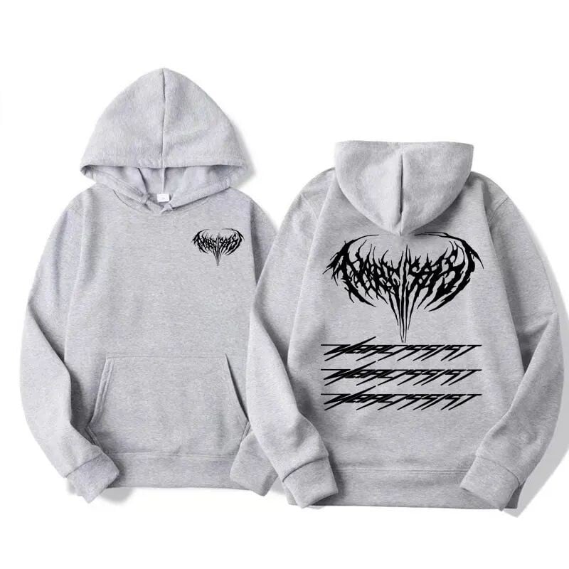 Rapper Narcissist Playboi Carti Grafikus pulóverek Férfi Női Hip Hop Punk Vintage pulóver Férfi divat Túlméretes pulóver