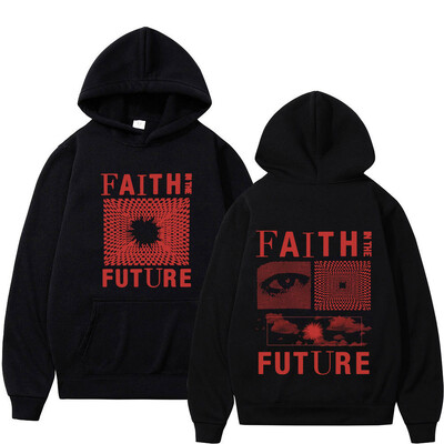 Hanorac cu glugă pentru concerte Faith in The Future Tour, bărbați, femei, îmbrăcăminte de modă, hanorace cu glugă, hip hop, Harajuku, vintage, supradimensionate