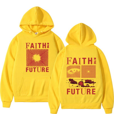 Hanorac cu glugă pentru concerte Faith in The Future Tour, bărbați, femei, îmbrăcăminte de modă, hanorace cu glugă, hip hop, Harajuku, vintage, supradimensionate