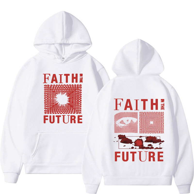 Hanorac cu glugă pentru concerte Faith in The Future Tour, bărbați, femei, îmbrăcăminte de modă, hanorace cu glugă, hip hop, Harajuku, vintage, supradimensionate