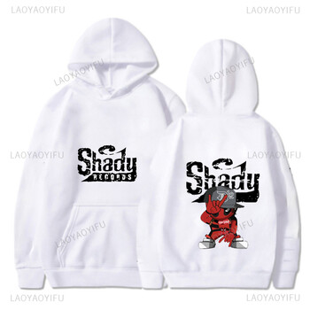 Рапърът Eminemes Shady Records Пуловер с качулка с лого Есен Зима Ежедневна мода Streetwear Гореща разпродажба