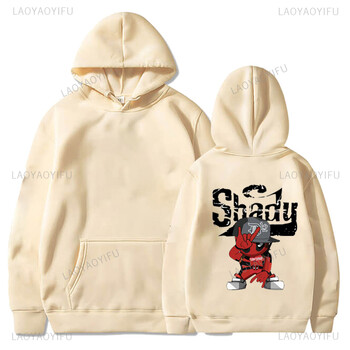 Рапърът Eminemes Shady Records Пуловер с качулка с лого Есен Зима Ежедневна мода Streetwear Гореща разпродажба