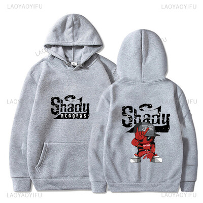 Reperis Eminemess Shady Records logotips Puloveru kapuces Rudens Ziemas ikdienas modes ielas apģērbi Karstā izpārdošana