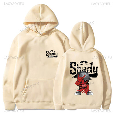 Reperis Eminemess Shady Records logotips Puloveru kapuces Rudens Ziemas ikdienas modes ielas apģērbi Karstā izpārdošana