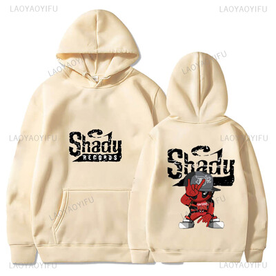 Reperis Eminemess Shady Records logotips Puloveru kapuces Rudens Ziemas ikdienas modes ielas apģērbi Karstā izpārdošana