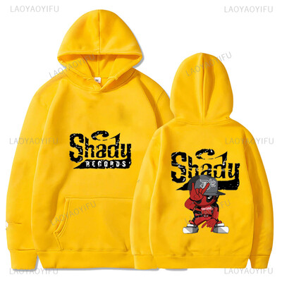 Reperis Eminemess Shady Records logotips Puloveru kapuces Rudens Ziemas ikdienas modes ielas apģērbi Karstā izpārdošana