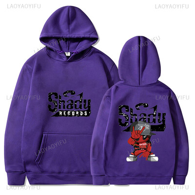 Reperis Eminemess Shady Records logotips Puloveru kapuces Rudens Ziemas ikdienas modes ielas apģērbi Karstā izpārdošana