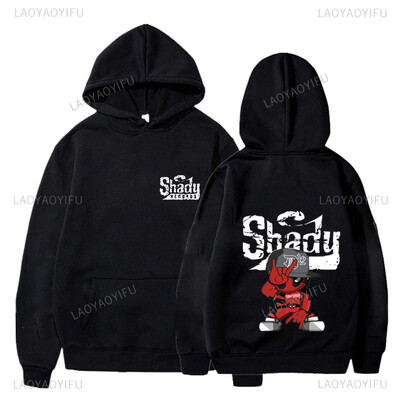 Reperis Eminemess Shady Records logotips Puloveru kapuces Rudens Ziemas ikdienas modes ielas apģērbi Karstā izpārdošana