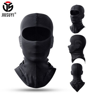 Γρήγορο στέγνωμα Sports Balaclava Breathable Cycling Μάσκα για όλο το πρόσωπο με κουκούλα σκι Καπάκι Beanies αντιανεμικό μαλακό υπαίθριο κάλυμμα για ποδήλατο πεζοπορίας