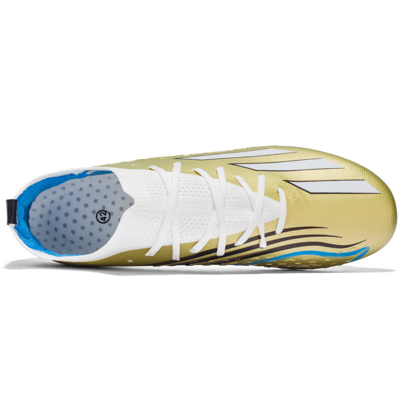 Professzionális férfi focicipők kapcsok TF/FG bokafű edzés futballcipő, eredeti, csúszásmentes futballcipő 2301