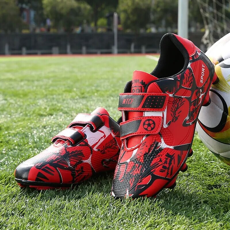 Bērnu futbola zābaki AF/FG futbola skavas Augstas kvalitātes elpojošas treniņu zābaki