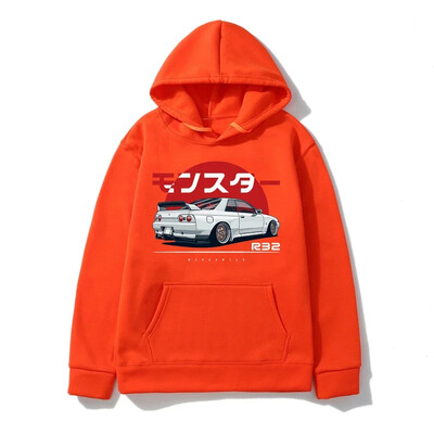 Hoodie Casual Oversized Πουλόβερ Δημοφιλές φούτερ Monster Skyline R32 Ένδυση με τάση μόδας S-3XL 2024 Νέα Ανδρικά/Γυναικεία