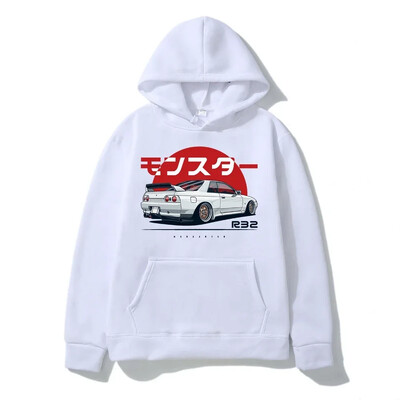 Hoodie Casual Oversized Πουλόβερ Δημοφιλές φούτερ Monster Skyline R32 Ένδυση με τάση μόδας S-3XL 2024 Νέα Ανδρικά/Γυναικεία