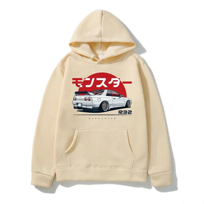 Hoodie Casual Oversized Πουλόβερ Δημοφιλές φούτερ Monster Skyline R32 Ένδυση με τάση μόδας S-3XL 2024 Νέα Ανδρικά/Γυναικεία