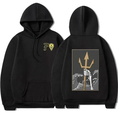 Gbrs Forward Observations Group Hanorac cu glugă Punk Skeleton Haine gotice Bărbați Femei Hanorac cu glugă cu grafică de epocă