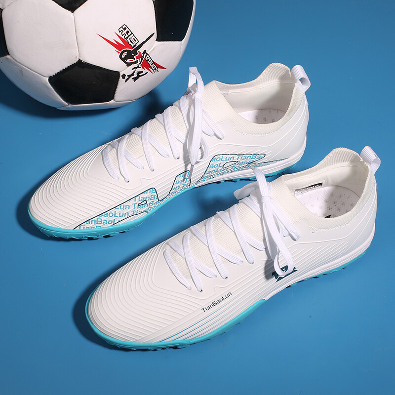 DOULIYA Pantofi de fotbal profesioniști pentru adulți Cizme de fotbal anti-alunecare pentru bărbați Cizme sport pantofi de fotbal Cinci pentru interior, impermeabile 39-44
