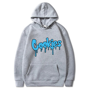 2024 Νέα Anime Cookies Printed Fleece Ανδρικά φθινοπωρινά και χειμερινά φούτερ ανδρικά και γυναικεία φούτερ με κουκούλα