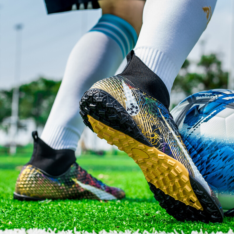 Pantofi de fotbal pentru bărbați Cizme de fotbal pentru copii Crampoane de fotbal profesionale TF/FG pentru antrenament în aer liber Futsal iarbă Pantofi de fotbal anti-alunecare