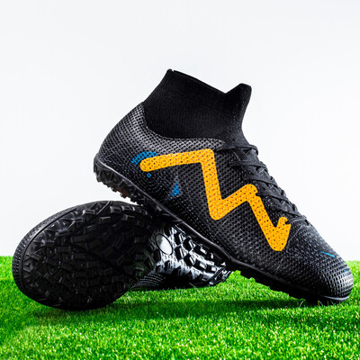 Vīriešu futbola apavi Īpaši viegli, ērti potītes treniņi sporta skavas, zābaki, futsal, gari tapas, augstākās kvalitātes pēdu zābaki