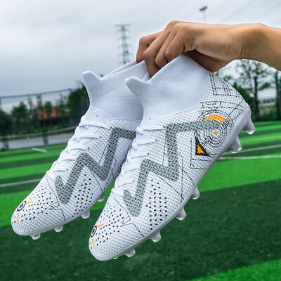 Vīriešu futbola apavi Īpaši viegli, ērti potītes treniņi sporta skavas, zābaki, futsal, gari tapas, augstākās kvalitātes pēdu zābaki