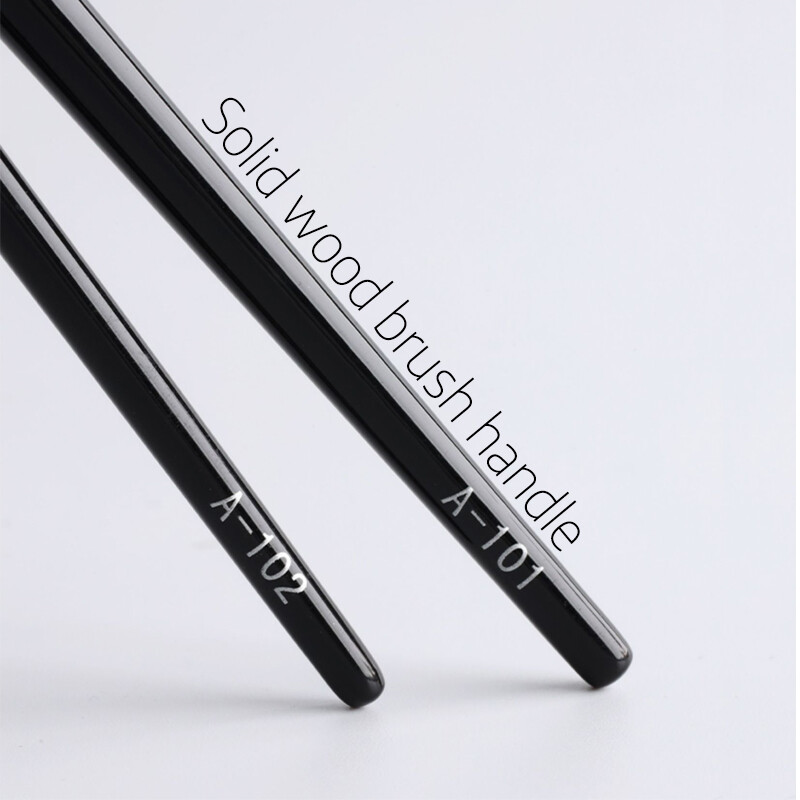 1/2 komada nove četkice za šminkanje obrva s plosnatom oštricom za žene Eyeliner profesionalna četka za detaljne konture kozmetički alati za uljepšavanje