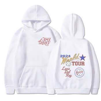 Lana Del Rey 2024 Tour Φούτερ Harajuku Hoodies Ανδρικά Γυναικεία πουλόβερ Μόδα Hip Hop Up Φούτερ Μπουφάν Μπουφάν Δώρο θαυμαστών