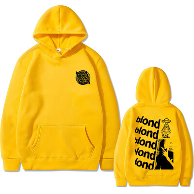 Rapper Frank Oversized Hoodie Blond Hip Hop Trend Mikina Ocean Fashion Mikiny Pánske Dámske Vintage Fleece Bavlnené Streetwear