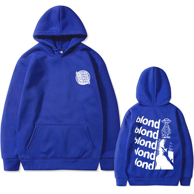 Rapper Frank Oversized Hoodie Blond Hip Hop Trend Mikina Ocean Fashion Mikiny Pánske Dámske Vintage Fleece Bavlnené Streetwear