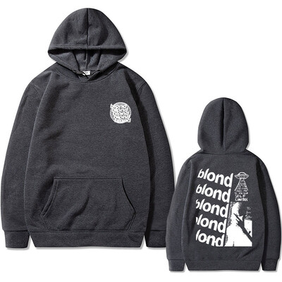 Rapper Frank Oversized Hoodie Blond Hip Hop Trend Mikina Ocean Fashion Mikiny Pánske Dámske Vintage Fleece Bavlnené Streetwear