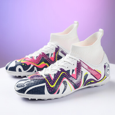 Nagy méretű 31-48 Professzionális Eredeti Society Football Boot Unisex Kiváló minőségű futballcipő férfiaknak Magas szárú ifjúsági futsal cipők