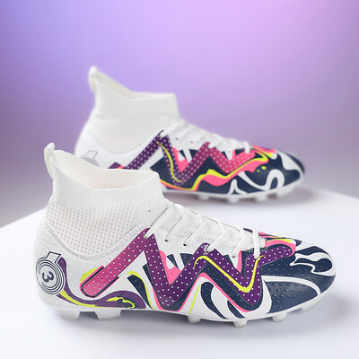 Nagy méretű 31-48 Professzionális Eredeti Society Football Boot Unisex Kiváló minőségű futballcipő férfiaknak Magas szárú ifjúsági futsal cipők