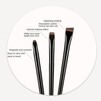 Eyeliner Brush Sickle Design Βούρτσα φρυδιών Βούρτσα ματιών τεχνητών ινών για λεπτές γραμμές Εργαλεία ομορφιάς Trend Εργαλεία μακιγιάζ Μακιγιάζ