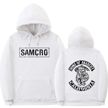 New Fashion Hooded Sweatshirt Top: The Son of the Anarchy Αθλητικό πουλόβερ με κουκούλα ανδρικής και γυναικείας μόδας SAMCRO