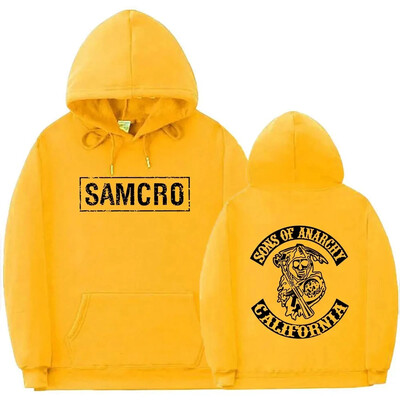 Új divatos kapucnis pulóver felső: The Son of the Anarchy SAMCRO Férfi és női divatos sport design pulóver kapucnis