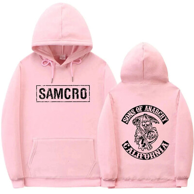 Új divatos kapucnis pulóver felső: The Son of the Anarchy SAMCRO Férfi és női divatos sport design pulóver kapucnis