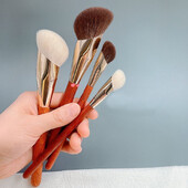 Karsyngirl 1db Profession Face Contour Sculpting Brush Szintetikus Haj Highlight Brush Púder Sculpting Ecsetek Smink eszköz